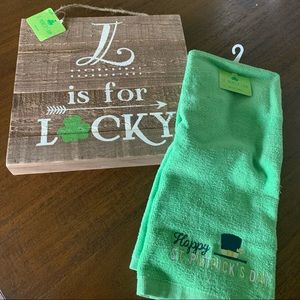 NWT St. Patrick’s Day Home Decor Bundle